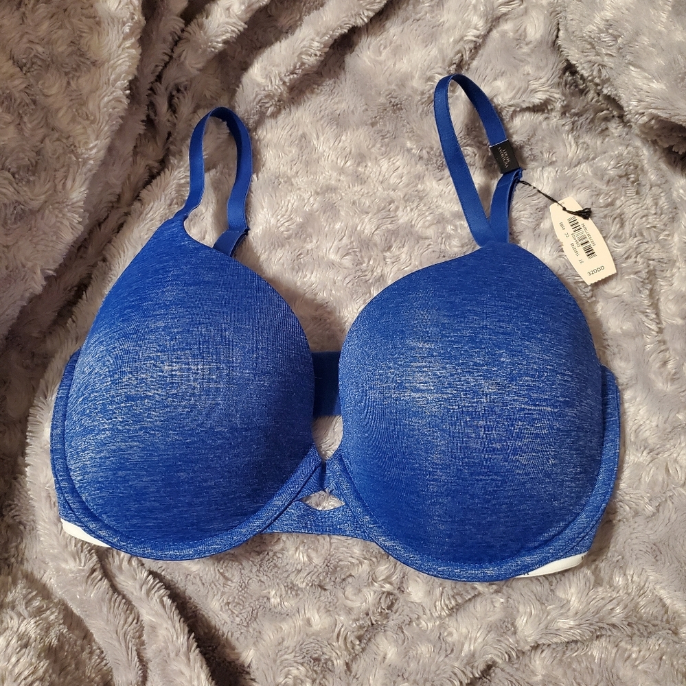 NWT Victoria’s Secret Padded Perfect Coverage Bra - Blue - 32DDD